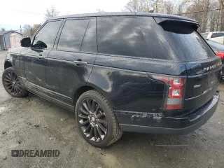 2015 Land Rover Range Rover Autobiography with VIN SALGV2TFXFA217448, listed as a Copart auction lot 81791184 with 102,703 mi miles and Salvage title. Bid and sale history available at DreamBid. Image 2.
