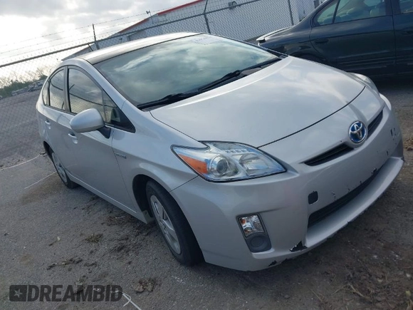 2010 Toyota Prius II with VIN JTDKN3DU3A0050322, listed as a IAAI auction lot 41916034 with 1 mi miles. Bid and sale history available at carsss.com. Image 1.
