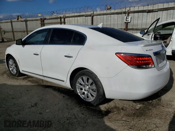 2012 Buick LaCrosse Leather with VIN 1G4GC5ERXCF285118, listed as a Copart auction lot 53356665 with 126,724 mi miles and Salvage title. Bid and sale history available at DreamBid. Image 2.