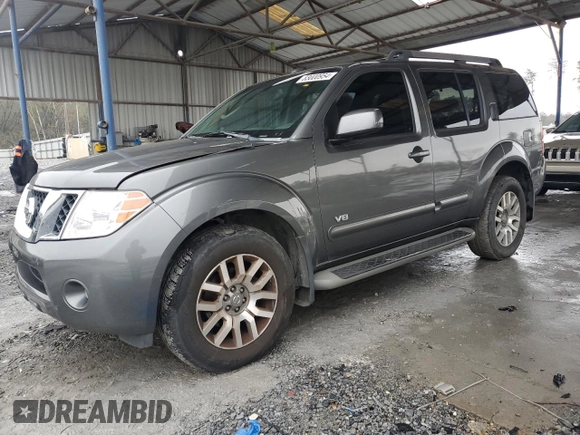 2008 Nissan Pathfinder LE with VIN 5N1BR18B18C636782, listed as a Copart auction lot 83000954 with 197,052 mi miles and Salvage Title. Bid and sale history available at carsss.com. Image 1.