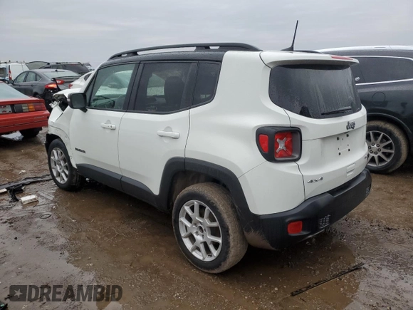 2021 Jeep Renegade Limited z VIN ZACNJDD18MPM63904, wystawiony jako Copart lot #47459425 z przebiegiem 44 652 mil mil oraz Szkoda całkowita • Salvage title. Historia ofert i sprzedaży dostępna na DreamBid. Obrazek 2.