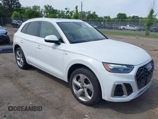 2023 Audi Q5 S line Premium Plus z VIN WA1EAAFY9P2148081, wystawiony jako IAAI lot #42436508 z przebiegiem 25 877 mil mil oraz . Historia ofert i sprzedaży dostępna na DreamBid. Obrazek 1.