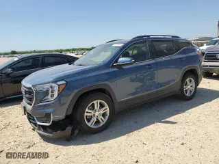 2024 GMC Terrain SLE with VIN 3GKALMEG4RL267977, listed as a Copart auction lot 53110465 with 4,004 mi miles and Salvage Title. Bid and sale history available at carsss.com. Image 1.
