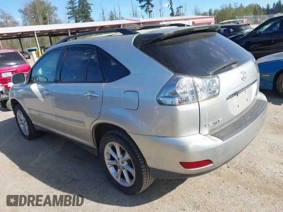 2008 Lexus RX with VIN 2T2HK31U08C053634, listed as a IAAI auction lot 42061737 with 306,854 mi miles. Bid and sale history available at carsss.com. Image 3.