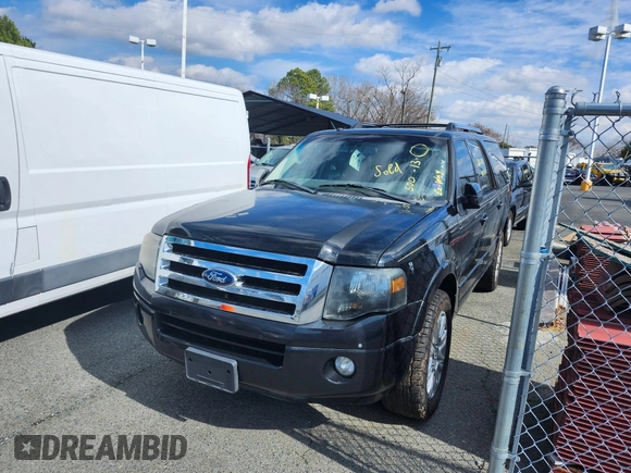 2013 Ford Expedition EL Limited with VIN 1FMJK1K51DEF21343, listed as a IAAI auction lot 41562227 with 1 mi miles. Bid and sale history available at carsss.com. Image 2.