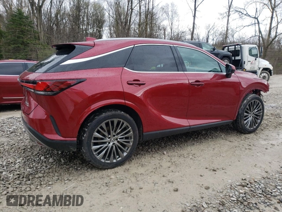 2024 Lexus RX 350h z VIN 2T2BBMCAXRC035738, wystawiony jako Copart lot #52943185 z przebiegiem 23 549 mil mil oraz Szkoda całkowita • Salvage title. Historia ofert i sprzedaży dostępna na DreamBid. Obrazek 3.