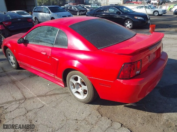 2001 Ford Mustang Standard with VIN 1FAFP40471F192098, listed as a IAAI auction lot 41726305 with 233,976 mi miles. Bid and sale history available at carsss.com. Image 3.