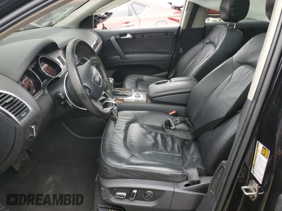 2012 Audi Q7 Premium Plus with VIN WA1LGBFE6CD002978, listed as a Copart auction lot 68976494 with 116,353 mi miles and Salvage title. Bid and sale history available at DreamBid. Image 7.