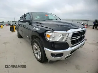 2021 Ram 1500 Lone Star with VIN 1C6RREFT4MN661316, listed as a Copart auction lot 61218605 with 61,672 mi miles and Salvage title. Bid and sale history available at DreamBid. Image 13.