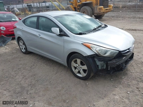 2011 Hyundai Elantra GLS PZEV with VIN 5NPDH4AE2BH040100, listed as a IAAI auction lot 41878943 with 84,487 mi miles. Bid and sale history available at carsss.com. Image 1.