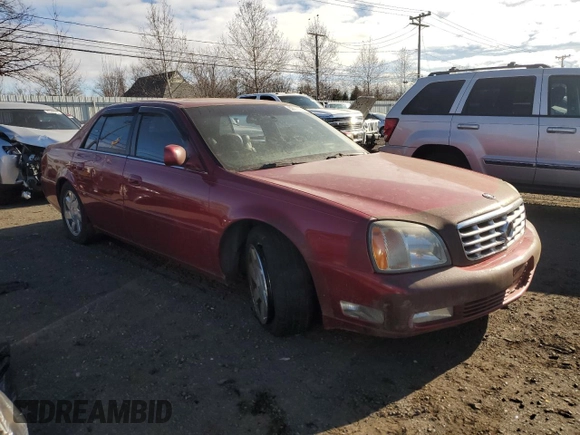 2002 Cadillac DeVille DTS with VIN 1G6KF57952U185198, listed as a Copart auction lot 82603374 with 133,290 mi miles and Non Repairable. Bid and sale history available at carsss.com. Image 4.