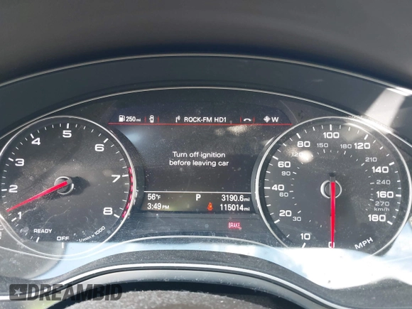 2018 Audi A6 Premium with VIN WAUC8AFC0JN097103, listed as a IAAI auction lot 41399918 with 115,014 mi miles. Bid and sale history available at carsss.com. Image 7.