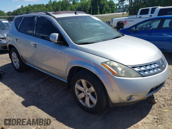 2006 Nissan Murano SL z VIN JN8AZ08W76W513906, wystawiony jako IAAI lot #42304436 z przebiegiem Nie podano mil oraz . Historia ofert i sprzedaży dostępna na DreamBid. Obrazek 1.