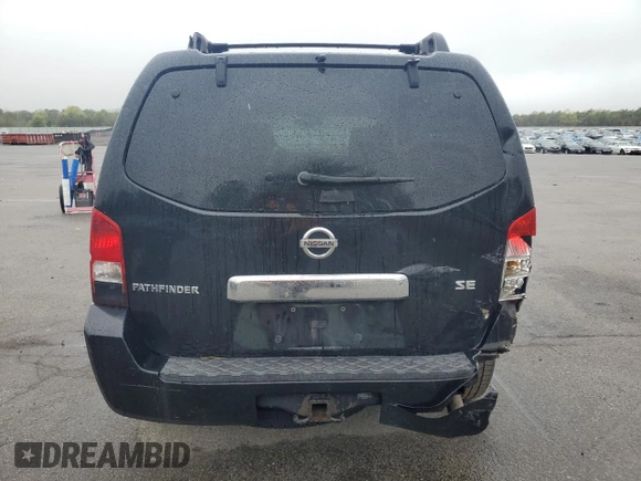 2005 Nissan Pathfinder SE z VIN 5N1AR18W65C701989, wystawiony jako Copart lot #55390455 z przebiegiem 178 002 mil mil oraz Szkoda całkowita • Salvage title. Historia ofert i sprzedaży dostępna na DreamBid. Obrazek 6.