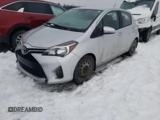 2015 Toyota Yaris L with VIN VNKKTUD30FA018469, listed as a Copart auction lot 47103985 with 126,060 mi miles and Salvage Title. Bid and sale history available at carsss.com. Image 1.