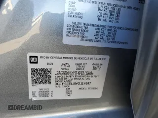2022 GMC Sierra 1500 Limited AT4 with VIN 3GTP9EEL5NG114597, listed as a Copart auction lot 41873435 with 29,376 mi miles and Salvage Title. Bid and sale history available at carsss.com. Image 13.