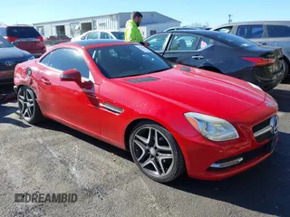 2013 Mercedes-Benz SLK-Class SLK 250 with VIN WDDPK4HA1DF068460, listed as a IAAI auction lot 41442452 with 68,738 mi miles. Bid and sale history available at carsss.com. Image 1.