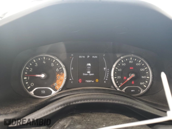 2018 Jeep Renegade Latitude with VIN ZACCJABB5JPH11414, listed as a Copart auction lot 57204235 with 73,097 mi miles and Salvage title. Bid and sale history available at DreamBid. Image 9.