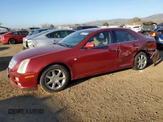 2005 Cadillac STS with VIN 1G6DC67A850196869, listed as a Copart auction lot 89383805 with 117,152 mi miles and Salvage Title. Bid and sale history available at carsss.com. Image 1.