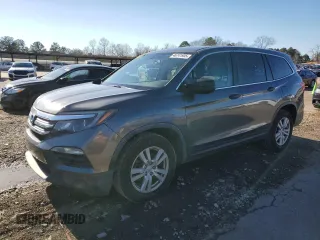 2016 Honda Pilot LX with VIN 5FNYF5H15GB026763, listed as a Copart auction lot 46741935 with 158,342 mi miles and Salvage Title. Bid and sale history available at DreamBid. Image 1.