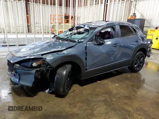 2025 Mazda CX-30 S Preferred with VIN 3MVDMBCM5SM766546, listed as a Copart auction lot 87129444 with 4,275 mi miles and Salvage Title. Bid and sale history available at carsss.com. Image 1.