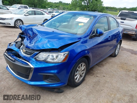 2018 Chevrolet Sonic LT with VIN 1G1JD5SH2J4110558, listed as a IAAI auction lot 42341496 with 56,152 mi miles and . Bid and sale history available at DreamBid. Image 2.