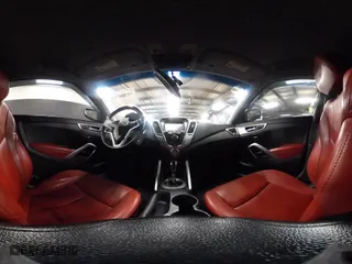 2015 Hyundai Veloster RE:FLEX with VIN KMHTC6AD2FU223615, listed as a IAAI auction lot 41388773 with 111,381 mi miles. Bid and sale history available at carsss.com. Image 20.