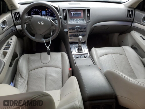 2012 Infiniti G37 x with VIN JN1CV6AR0CM975080, listed as a Copart auction lot 87237924 with 119,504 mi miles and Clean Title. Bid and sale history available at DreamBid. Image 8.
