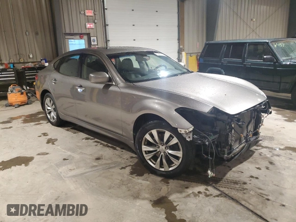 2013 Infiniti M37 with VIN JN1BY1AR6DM600690, listed as a Copart auction lot 79867874 with 159,954 mi miles and Salvage Title. Bid and sale history available at carsss.com. Image 4.