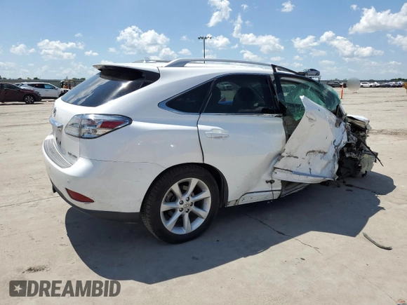 2011 Lexus RX 350 with VIN 2T2ZK1BA4BC047548, listed as a Copart auction lot 54220935 with 184,229 mi miles and Salvage Title. Bid and sale history available at DreamBid. Image 3.