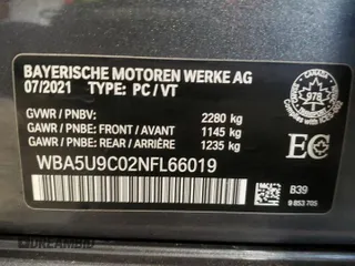 2022 BMW 3 Series M340i xDrive with VIN WBA5U9C02NFL66019, listed as a Copart auction lot 86330044 with 42,394 mi miles and Salvage Title. Bid and sale history available at DreamBid. Image 12.