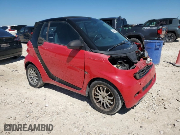 2011 Smart fortwo Passion with VIN WMEEK3BA7BK462796, listed as a Copart auction lot 52819475 with 107,381 mi miles and Salvage title. Bid and sale history available at DreamBid. Image 4.
