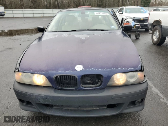 2003 BMW 5 Series 525i with VIN WBADT33443GF43999, listed as a Copart auction lot 48878805 with 158,699 mi miles and Salvage Title. Bid and sale history available at carsss.com. Image 5.