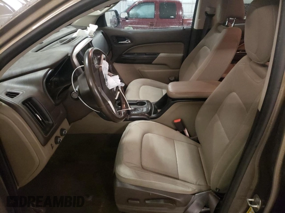 2015 GMC Canyon 4WD SLE z VIN 1GTG6BE3XF1242163, wystawiony jako Copart lot #57132035 z przebiegiem 110 241 mil mil oraz Szkoda całkowita • Salvage title. Historia ofert i sprzedaży dostępna na DreamBid. Obrazek 7.