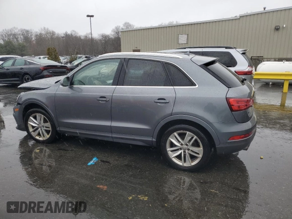 2017 Audi Q3 Premium Plus z VIN WA1JCCFS2HR002422, wystawiony jako Copart lot #50348465 z przebiegiem 110 204 mil mil oraz Szkody całkowita. Historia ofert i sprzedaży dostępna na DreamBid. Obrazek 2.