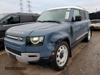 2024 Land Rover Defender S z VIN SALEJ7EU4R2330810, wystawiony jako Copart lot #43918465 z przebiegiem 9 353 mil mil oraz Szkoda całkowita • Salvage title. Historia ofert i sprzedaży dostępna na DreamBid. Obrazek 1.