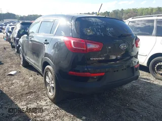 2011 Kia Sportage LX with VIN KNDPB3A2XB7094019, listed as a IAAI auction lot 41854462 with 69,659 mi miles and . Bid and sale history available at carsss.com. Image 3.
