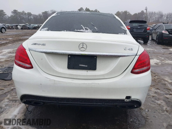 2018 Mercedes-Benz C 43 AMG with VIN 55SWF6EB4JU247805, listed as a IAAI auction lot 41434798 with 92,618 mi miles and . Bid and sale history available at carsss.com. Image 15.
