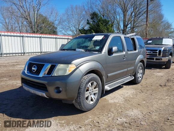 2008 Nissan Pathfinder S with VIN 5N1AR18U08C664764, listed as a IAAI auction lot 41651549 with 151,260 mi miles. Bid and sale history available at carsss.com. Image 2.