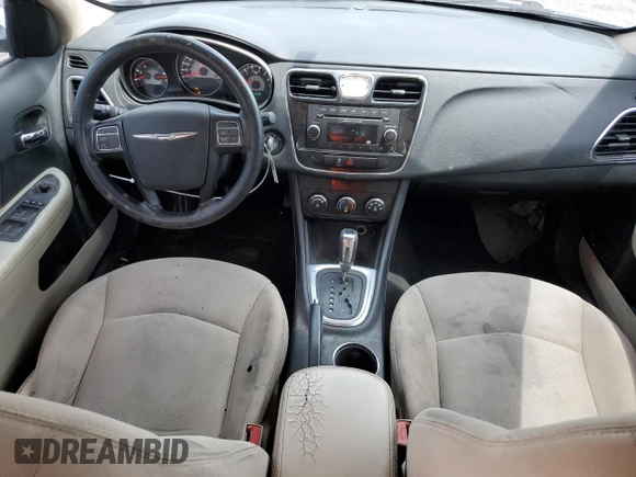 2014 Chrysler 200 LX with VIN 1C3CCBAB6EN206096, listed as a Copart auction lot 53187895 with 196,951 mi miles and Salvage Title. Bid and sale history available at carsss.com. Image 8.