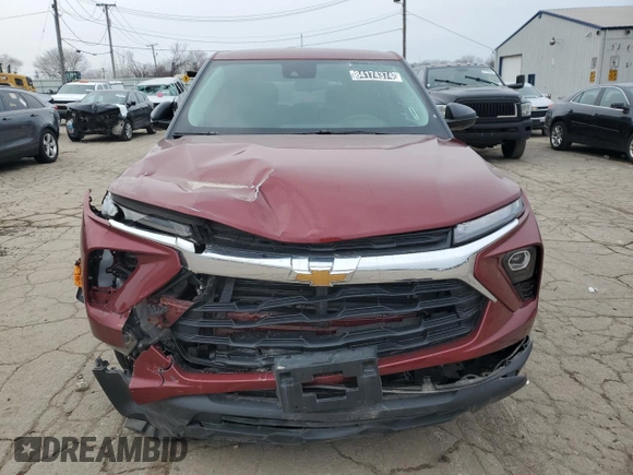 2024 Chevrolet TrailBlazer LS with VIN KL79MNSL7RB185629, listed as a Copart auction lot 84174374 with 2,011 mi miles and Clean Title. Bid and sale history available at DreamBid. Image 5.