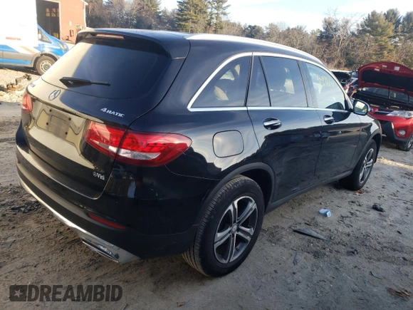2016 Mercedes-Benz GLC with VIN WDC0G4KB1GF087846, listed as a Copart auction lot 36491613 with 50,589 mi miles. Bid and sale history available at carsss.com. Image 3.