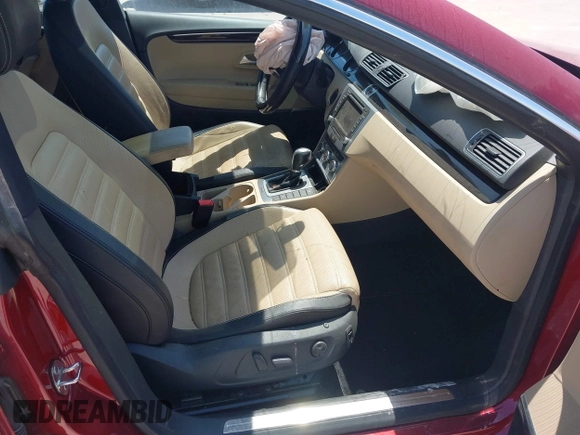 2013 Volkswagen CC VR6 Executive 4Motion with VIN WVWGU7AN9DE561506, listed as a IAAI auction lot 42008837 with 1 mi miles. Bid and sale history available at carsss.com. Image 5.