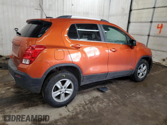 2016 Chevrolet Trax LT with VIN KL7CJPSB1GB533312, listed as a Copart auction lot 46728415 with 165,036 mi miles and Non Repairable. Bid and sale history available at carsss.com. Image 3.