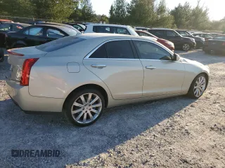 2014 Cadillac ATS Luxury AWD with VIN 1G6AH5RX9E0117273, listed as a Copart auction lot 46536525 with 126,518 mi miles and Salvage title. Bid and sale history available at DreamBid. Image 3.