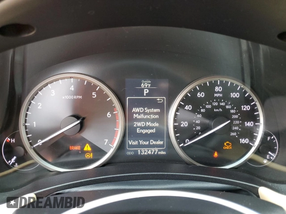2016 Lexus NX 200t with VIN JTJBARBZ0G2056912, listed as a Copart auction lot 62844385 with 132,477 mi miles and Clean title. Bid and sale history available at DreamBid. Image 9.