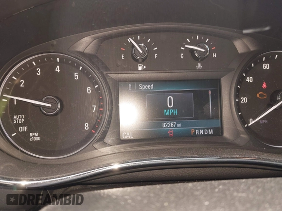 2019 Buick Encore Essence with VIN KL4CJGSM9KB858376, listed as a IAAI auction lot 41695284 with 82,267 mi miles. Bid and sale history available at carsss.com. Image 16.