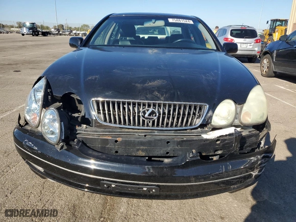 2003 Lexus GS 300 with VIN JT8BD69S030175453, listed as a Copart auction lot 75881524 with 138,340 mi miles and Salvage Title. Bid and sale history available at carsss.com. Image 5.