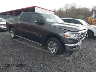 2020 Ram 1500 Big Horn with VIN 1C6SRFFT6LN167917, listed as a IAAI auction lot 42126537 with 56,839 mi miles and . Bid and sale history available at DreamBid. Image 1.