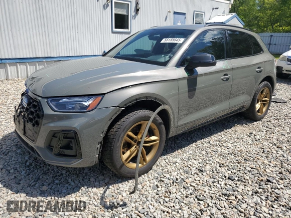 2023 Audi SQ5 Premium Plus z VIN WA1B4AFY4P2083151, wystawiony jako Copart lot #58185645 z przebiegiem 57 751 mil mil oraz Szkoda całkowita • Salvage title. Historia ofert i sprzedaży dostępna na DreamBid. Obrazek 1.